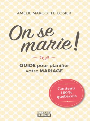 cover image of On se marie!